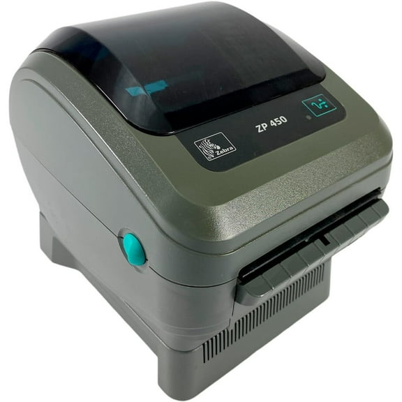 Restored Zebra ZP450 Portable Direct Thermal Label Printer 4 Shipping & Barcode Printer, USB/Serial, Bundle with Power Cable P/N: ZP450-0101-0000 (Refurbished)