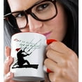 thumbnail image 2 of 3drose, Let It Blow Christmas Holiday Kitesurfing Activity, 11oz Two-tone Red Mug, 2 of 6