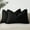 Black, variant on Set of 2 Decorative Linen Fringe Throw Pillow Covers Cozy Boho Farmhouse Cushion Cover with Tassels Soft Accent Pillowcase for Couch Sofa Bed Living Room Home Decor,18×18 Inch,Olive Green