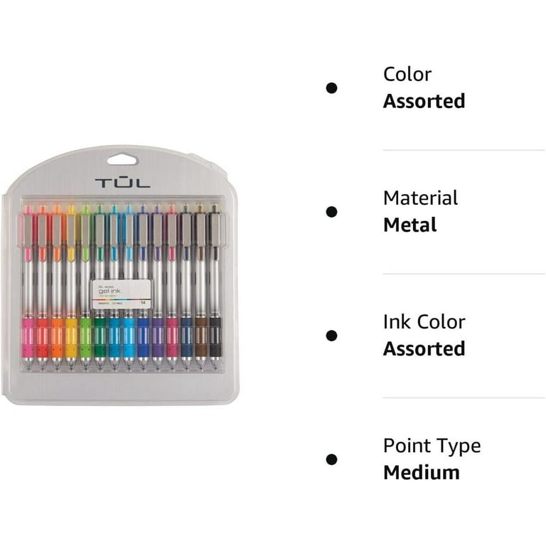 Pearl TUL Retractable Gel Pens (14-Pack) Medium