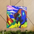 thumbnail image 6 of Bison Buffalo Pop Art - Canvas, 6 of 10