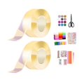 thumbnail image 4 of Ruban à Bulles de Savon Double Face Ruban Jouet Sensoriel Ruban Transparent Multifonction Ruban de Montage pour Bricolage Artisanat Fabrication de Jouets à Pincer 2 Rouleaux avec Outils Complets, 4 of 8