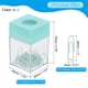 thumbnail image 2 of Soporte de clip de papel magnético Uxcell, 2 piezas organizador de clips de papel de gran capacidad para escritorio, verde, púrpura, 2 of 6