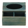thumbnail image 3 of Decoración de escritorio funcional para guardar y organizar pañuelos de papel Servilletero de madera, 3 of 8