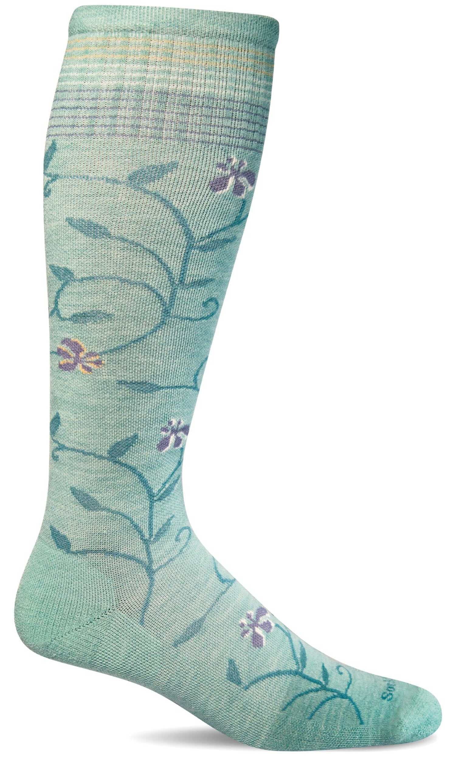 Sockwell Women's Full Sun Moderate Graduated Compression Socks Small/Medium Charcoal