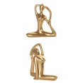 thumbnail image 1 of 2x Estatua de Chica de Yoga Figurita Pequeña Decoración para hogar para Decoración de de Habitación Del pequeña sa perfecl Figura de estatua de postura de yoga, 1 of 7