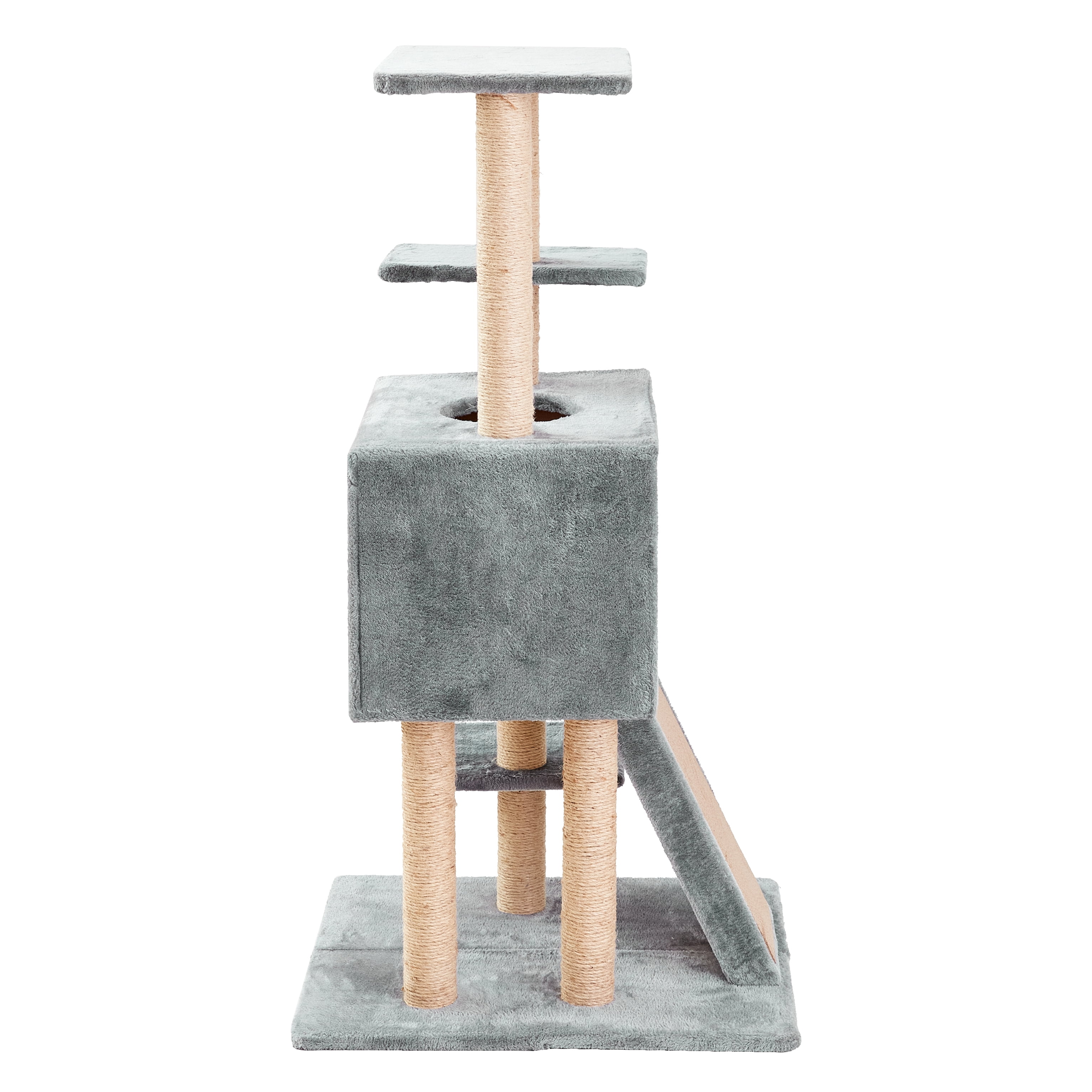 Two by Two Cortland Cat Tower, Scratch Pad and Playground