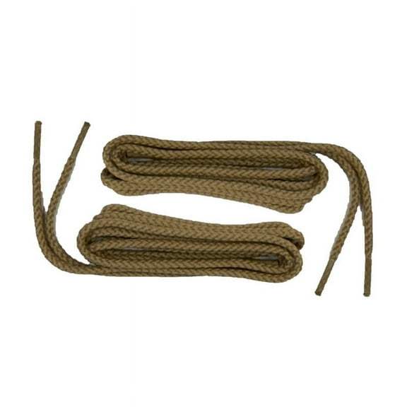 Kiwi Casual Round Beige Shoelaces, 27 Inches - 2 Pairs
