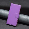 thumbnail image 5 of Allytechgroup Flip Wallet Phone Case for iPhone 16 with Lanyard, RFID Blocking PU Leather Case with Kickstand Credit Card Slot Full Body Protective for iPhone 16, Violet, 5 of 5