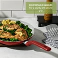 thumbnail image 4 of T-fal Easy Care Ceramic Nonstick Cookware, 12 Inch Frypan, Red, 4 of 8