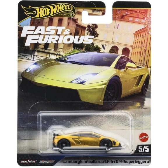 Hot Wheels Lamborghini Gallardo LP 570-4 Superleggera Fast & Furious Premium