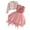 Q007-Pink, variant on hengsof 2PC Toddler Children's Tulle Dress and Cardigan Girls Short Skirt Long Sleeve Shrugging Casual Wear Patchwork Dress