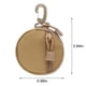 thumbnail image 3 of Monedero modular táctico con llavero | Monedero redondo pequeño para monedas y llaves | Bolsa EDC de tela 600D para senderismo, camping y equipo de exterior | Accesorio para hombre, 3 of 8