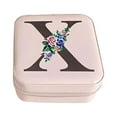 thumbnail image 1 of Xihbxyly Caja Organizadora de Franela con 26 Letras para Exhibir Joyas y Aretes, 1 of 3
