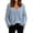 Light Blue, variant on Maplenight Womens Oversized Sweaters V Neck Long Sleeve Knit Pullover Soft Warm Trendy Fall Outfits Casual Work Office Sweaters