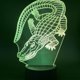 thumbnail image 1 of Lámpara de mesa LED 3D con luz nocturna, diseño de cocodrilo, para dormitorio infantil, 1 of 2