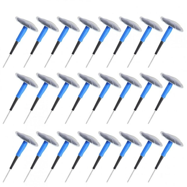 Tire Plug Patch, Blue Plug Patch Gum, 24 Pcs Rubber Universal High Wear Resistance Motorcycle For Electric Vehicle