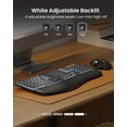thumbnail image 3 of Teclado ProtoArc EK01 Plus Bluetooth retroiluminado ergonómico, 3 of 8