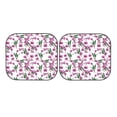 thumbnail image 5 of Lsque Orchids Flowers 2 PCS Windshield Sun Shade | CarFoldable Window Covers | Car Accessories Reflect UV for Universal Cars SUV Truck |, 5 of 7