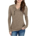 thumbnail image 6 of Neewe Womens Hoodies Casual Long Sleeve Pullover Tops Loose Hooded Sweatshirt with Pocket, 6 of 6