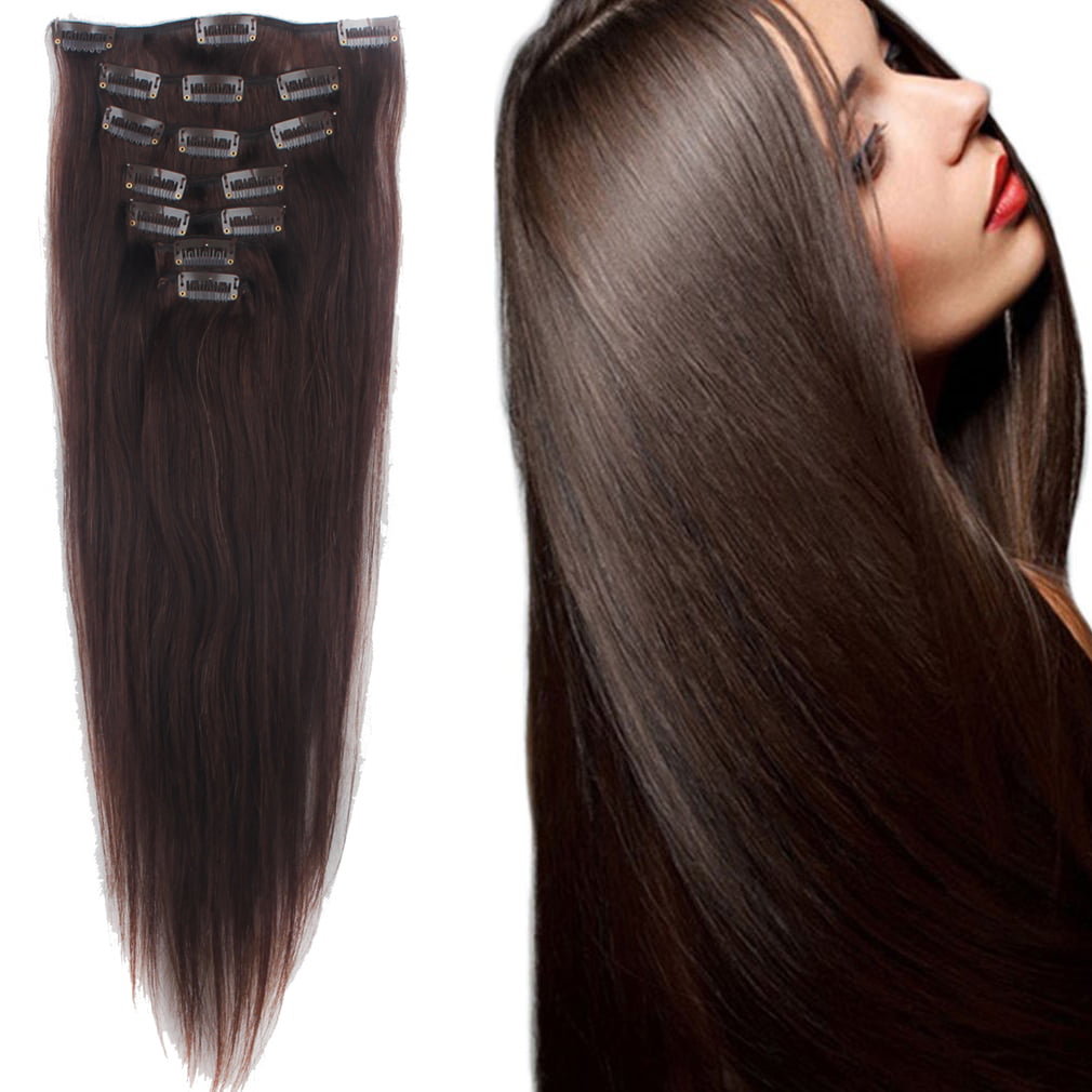human hair remy clip in extensions