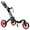 Red, variant on Goplus Folding Golf Push Cart W/Scoreboard Adjustable Handle Swivel Wheel Red