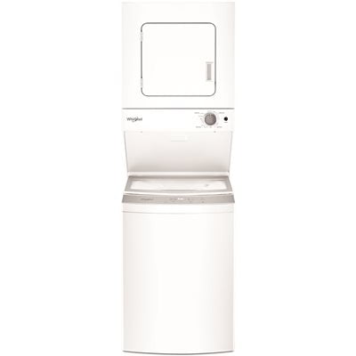 Whirlpool 1.6 cu. ft. White All-in-One Vented Electric Washer Dryer Combo with 6-Wash Cycles and Wrinkle Shield