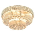 thumbnail image 3 of AFANQI 23.6" Modern Remote ControlledK9 Crystal Chandelier, 3 of 14