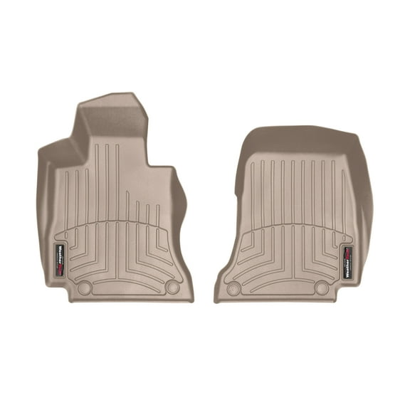 WeatherTech Custom Fit FloorLiners compatible with Mercedes AMG CLS 53, AMG CLS 53 Coupe, CLS-Class, CLS Coupe - 1st Row (Driver & Passenger), Tan