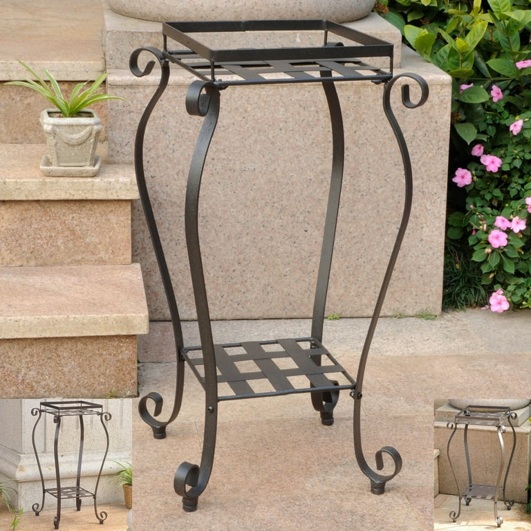 International Caravan Iron Square Plant Stand International Caravan Iron Square Plant Stand