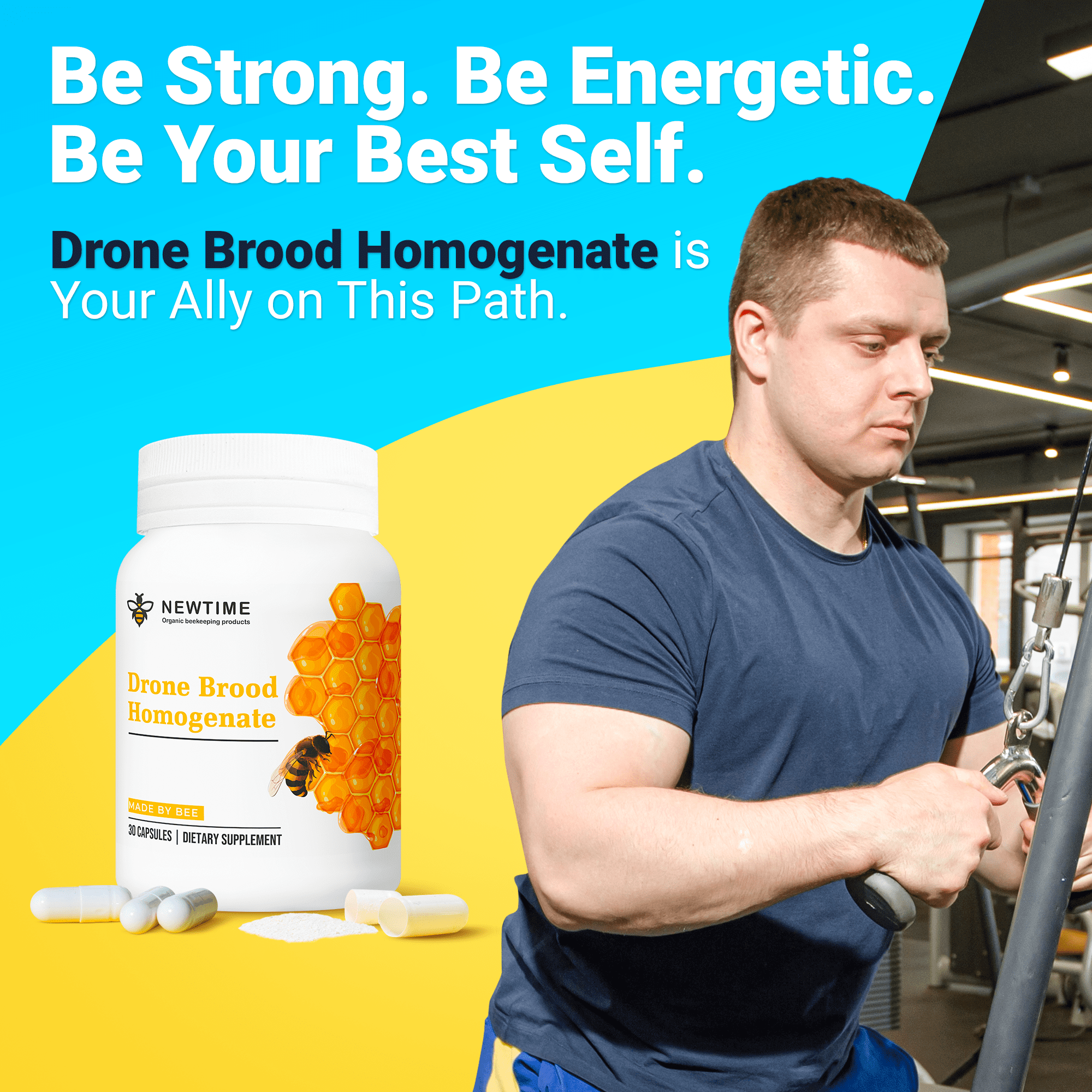 New Organic Apilarnil Drone Larvae Homogenate for Health & Wellness