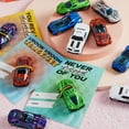 thumbnail image 5 of Joyfy 28 Packs Valentines Day Cards  for Kids with Die-Cast Racing Cars, Valentines School Classroom Exchange Party Favor Gift Supplies, Boys Valentine, 5 of 9