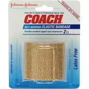 JOHNSON & JOHNSON COACH Self-Adhering Elastic Bandage 2 in x 2.20 Yards (Pack of 6)