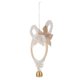 thumbnail image 4 of Woven Wind Chime Macrame Bunny Wreath for Home Handwoven Bell Pendant, 4 of 5