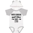 thumbnail image 3 of Inktastic North Carolina Awesome Since 1789 Boys or Girls Baby Bodysuit, 3 of 5