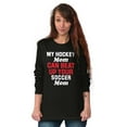 thumbnail image 6 of Hockey Soccer Mom Fight Funny Sports Long Sleeve TShirt Men Women Brisco Brands S, 6 of 6