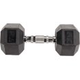 thumbnail image 3 of Rubber Encased Hex Dumbbell in Pairs  Singles or Set, 3 of 4
