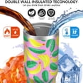 thumbnail image 3 of Modern 30oz Handheld Travel Tumbler with Handle – Double Wall Stainless Steel Insulated Cup, Flip Straw Lid, Leak-Proof & BPA-Free for Hot and Cold Drinks – Durable Coffee & Juice Mug White, 3 of 7