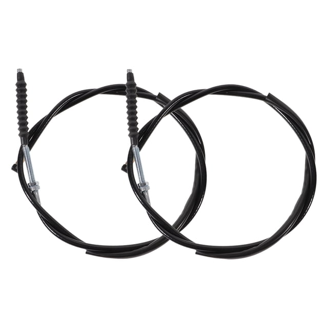 DEEPCRAFF 2Pcs Motorcycle Clutch Cable Black PVC Durable Replacement for Atv Dirt Bike Offroad Use