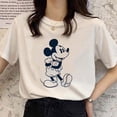 thumbnail image 1 of Disney Mickey Mouse 90s Harajuku T Shirt Women Fashion Trend Comfy Casual Tops Tumblr Streetwear Female Clothes Free ShippingXL Gao Jinjia LED, 1 of 2
