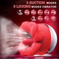 thumbnail image 3 of 1 Uds. Labios rojos grandes femeninos, lamiendo la lengua, chupando, masturbándose, saltando huevos, senos, masajeador de estimulación del clítoris-juguetes sexuales ER, 3 of 5