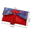 thumbnail image 4 of Sylvtty Chinese Red Envelope Embroidered Satin Cash Envelope Lucky Money Envelope Pocket for Wedding Spring Festival Banknotes Gift, 4 of 7