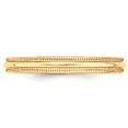 thumbnail image 4 of 14k Yellow Gold 3mm Milgrain Half Round Wedding Band Size 10, 4 of 6