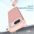 thumbnail image 5 of Cowithday for Google Pixel 7 5G Case with Screen Protector, Dual Layer Heavy Duty Tough Rugged Shockproof Drop Protection Corner Protection Hybrid Protective Phone Case for Google Pixel 7, Rosegold, 5 of 7