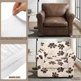 thumbnail image 6 of Psesaysky Paw Print Pattern Armchiar Slipcover 2 Piece Arm Chair Covers Spandex Sofa Cover with Washable for Living Room, 6 of 8