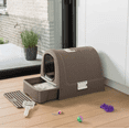 thumbnail image 4 of Keter Caja de Arena y Transportadora para Gatos, Caja Sanitaria con Filtro de Olores, Bandeja Extraíble y Puerta Frontal., 4 of 4