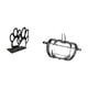thumbnail image 5 of Servilletero de hierro,Soporte para servilletas con forma de pata,color negro,Dispensador de toallas de papel,soporte para pañuelos de papel independiente,Plato de dulces,Dulcero de cristal, 5 of 8
