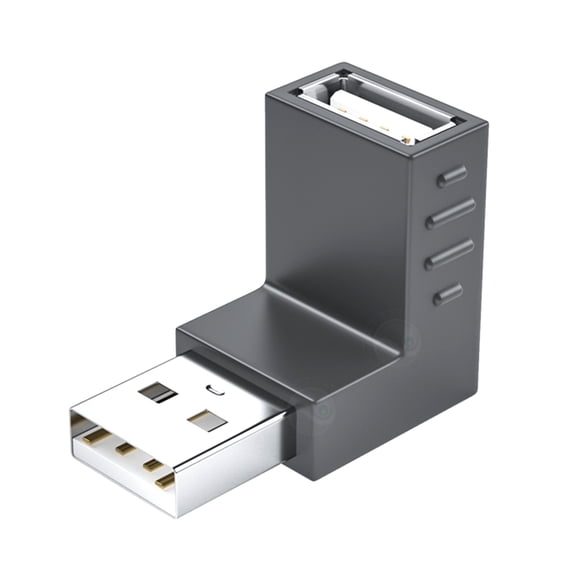 90 Degree USB3.0/USB 2.0 to USB3.0/USB 2.0 Adapter 10Gbps USB3.0/USB 2.0 Female to USB Male Adapter Data Sync Adapter