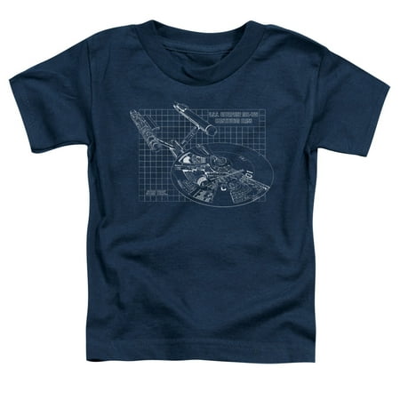 

Star Trek - Enterprise Prints - Toddler Short Sleeve Shirt - 3T