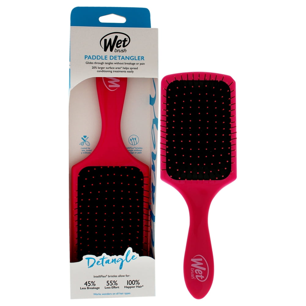 Wet Brush Paddle Pink Detangler Brush